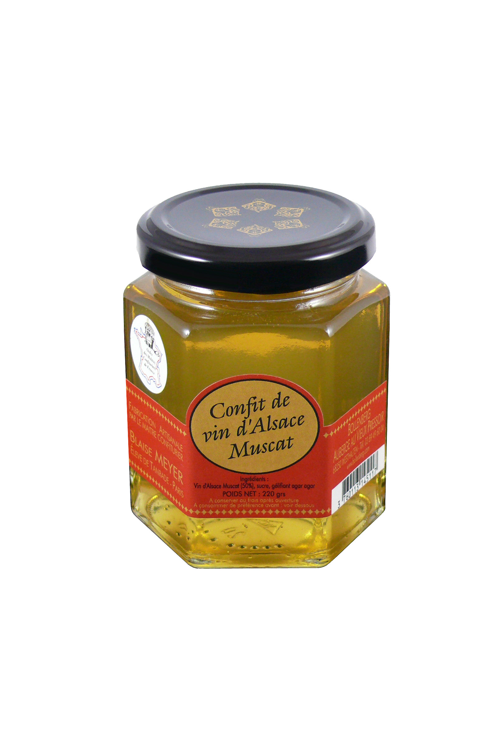 Confit de vin d'Alsace Muscat | Domaine du Bollenberg