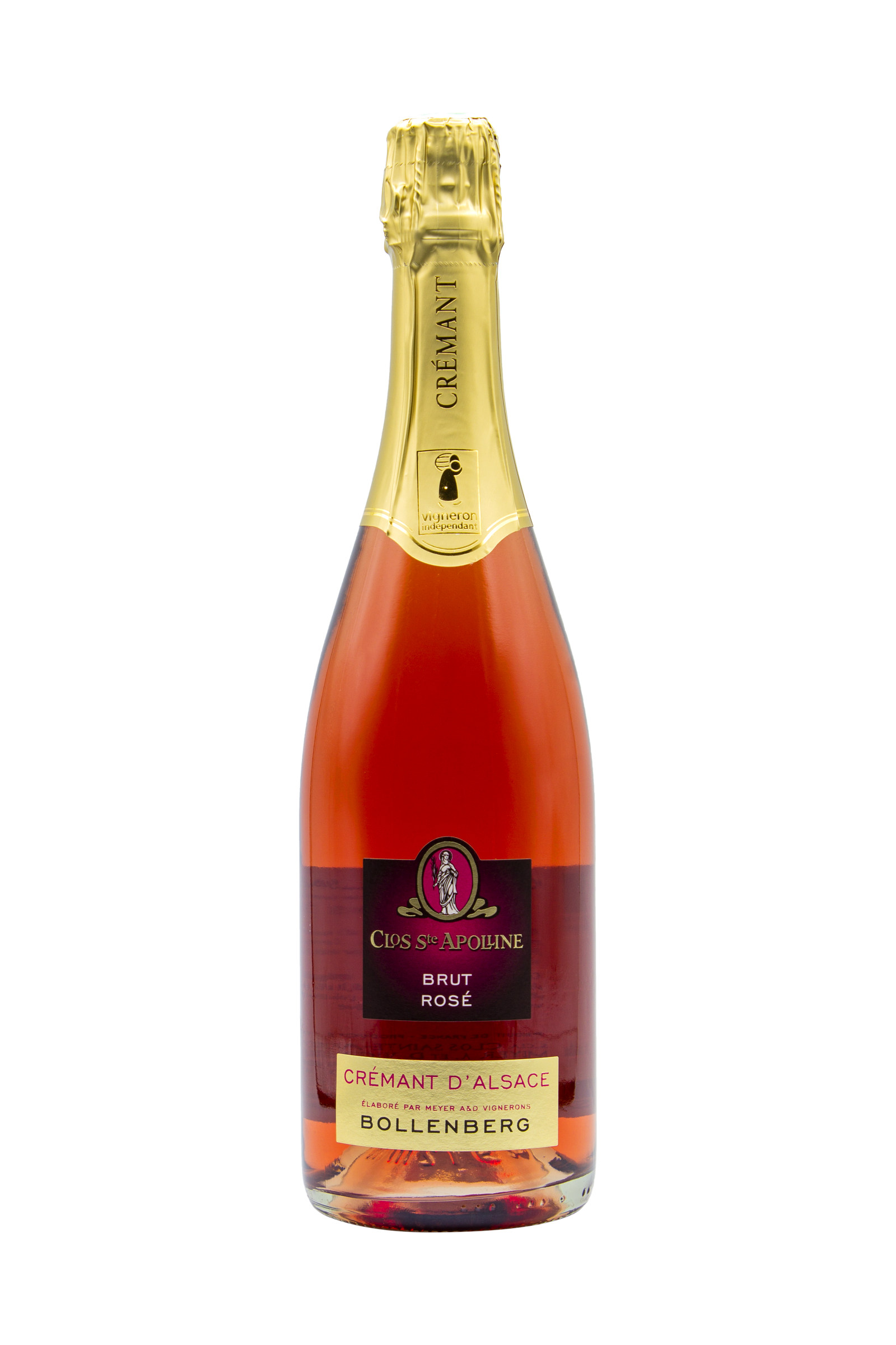 Alsace Crémant Rosé Brut Bio (750ml) | Domaine du Bollenberg