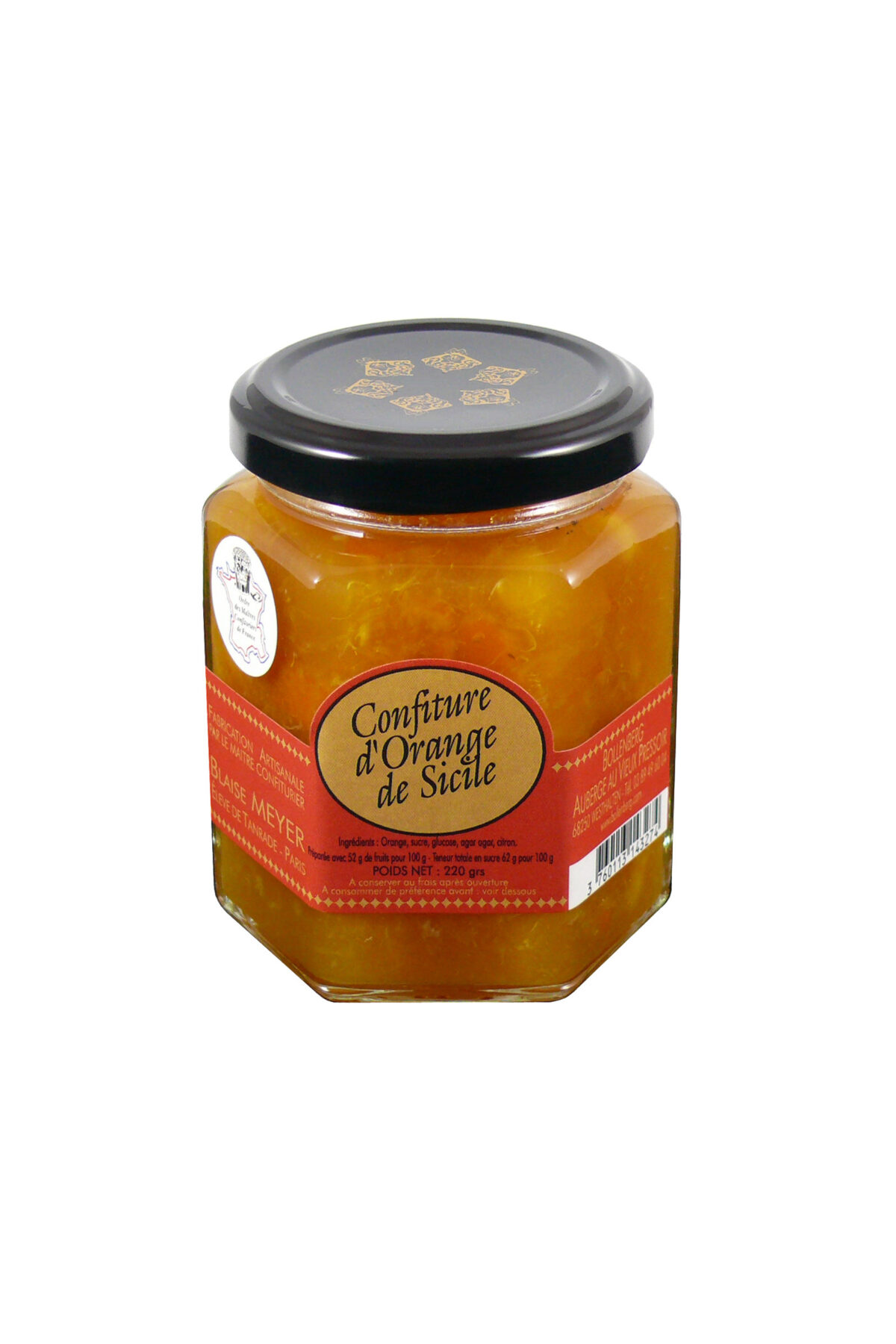 Confiture d'Orange de Sicily | Domaine du Bollenberg