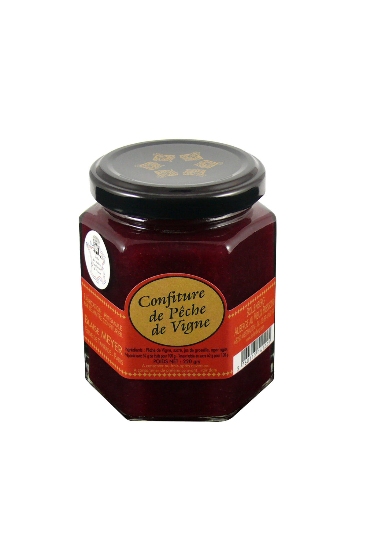 Confiture de Pêche de vigne Bio | Domaine du Bollenberg