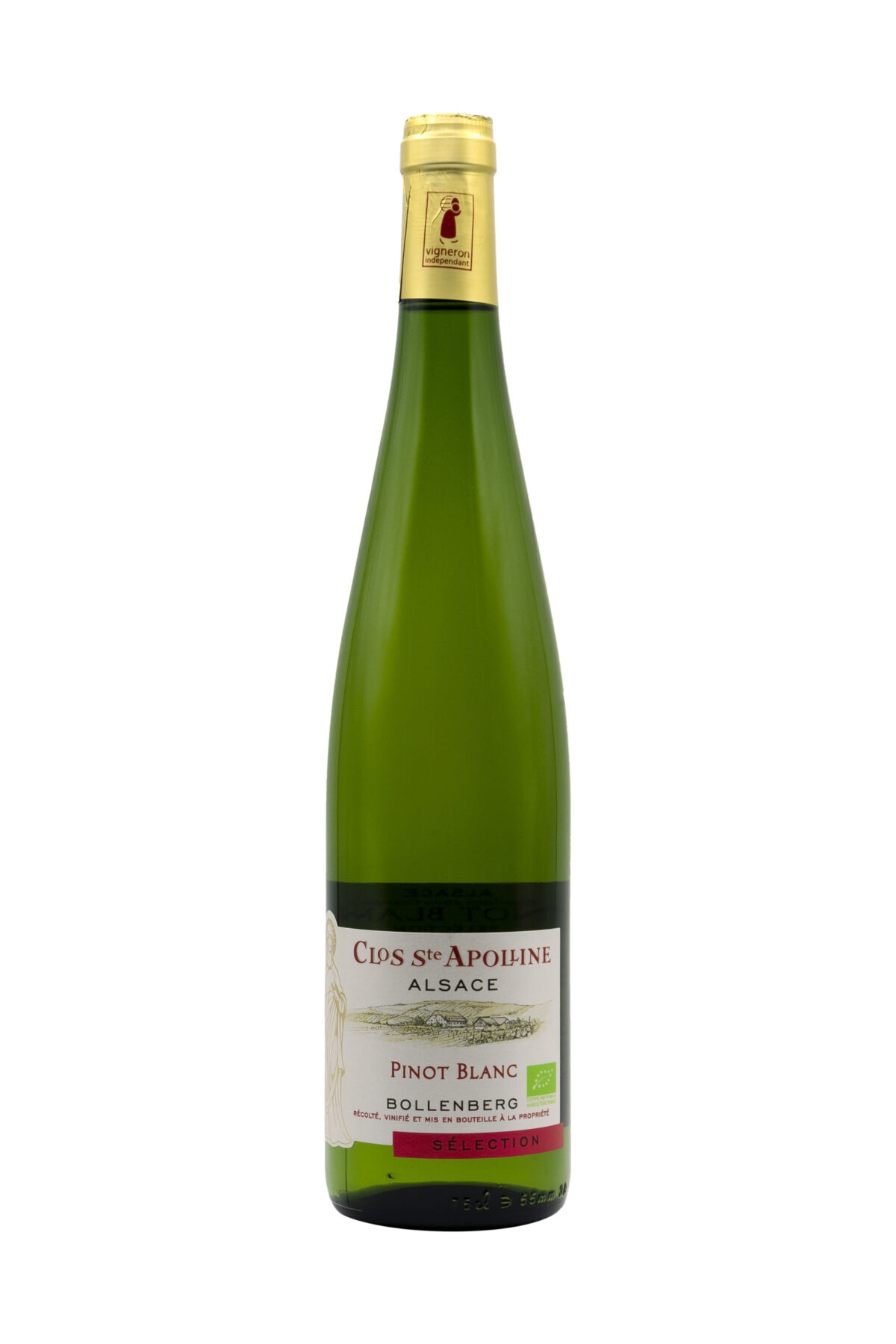 Alsace Pinot Blanc Sélection Bio (750ml) | Domaine du Bollenberg