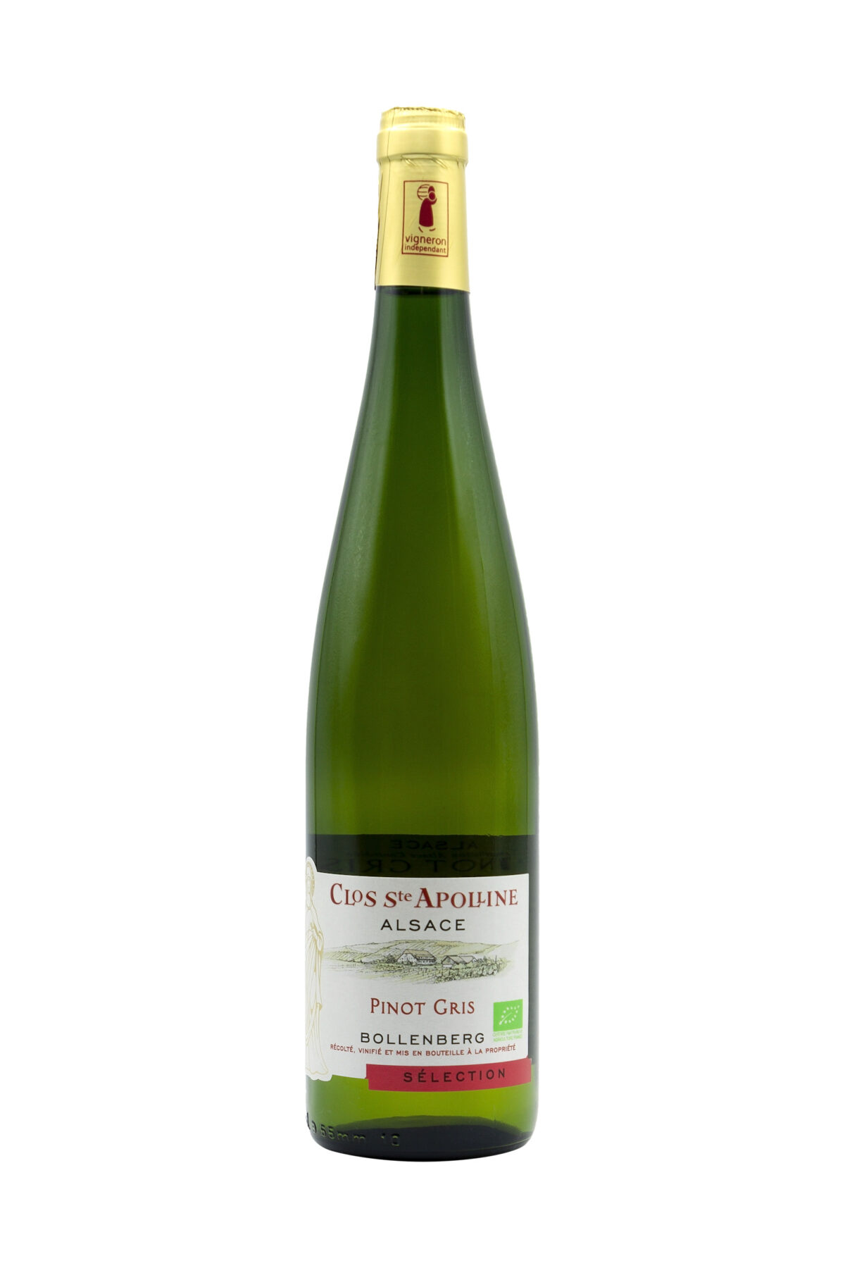 Alsace Pinot Gris Sélection Bio (750ml) | Domaine du Bollenberg